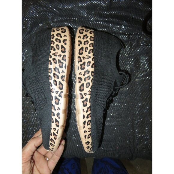 CUCCOO Easi Leopard Print breathable mesh low top running sneakers sz 39 or US 9 - Picture 4 of 8